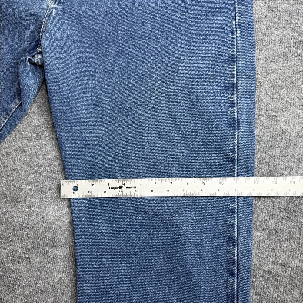 Wrangler Men's Jens 42 X 32 Relaxed Fit Blue‎ Jeans Western Cowboy